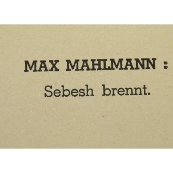Maler im Osten, Max Mahlmann: brennt Sebesh. Espenlaub militaria